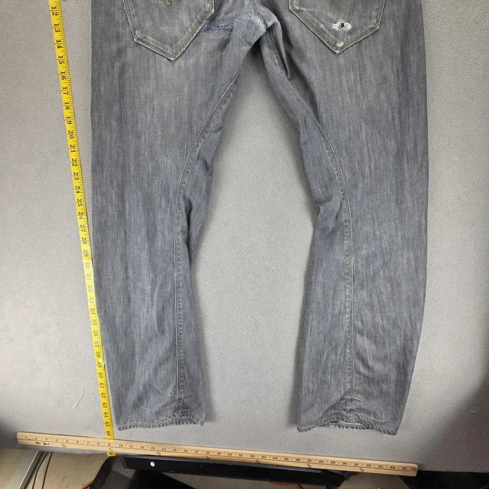Vintage Levis Engineered Jeans Mens 31x32 Gray Buckle Back Twisted Button Fly